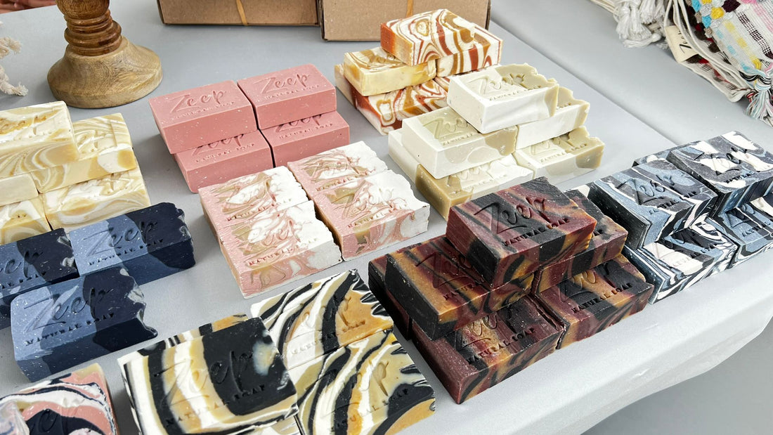 Embrace Nature's Delight with Zeep Naturals' Seasonal Vegan Soap Bars