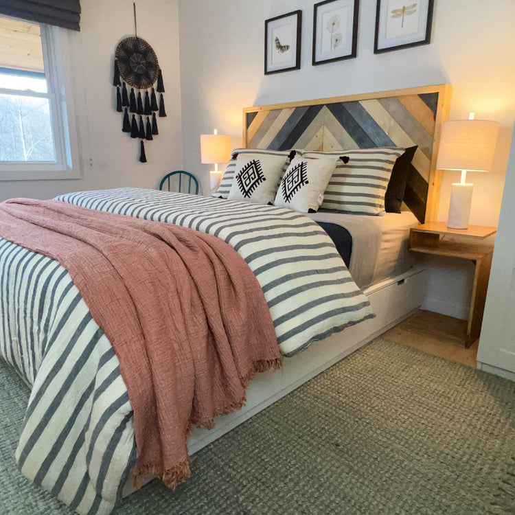 Zeep Naturals | Thick Striped Muslin Duvet/Comforter Sets | Zeep Naturals brings you handcrafted soaps, organic cotton towels, and artisan kitchen essentials — all inspired by nature. Discover simple, sustainable living with products designed to soothe your senses and your home.