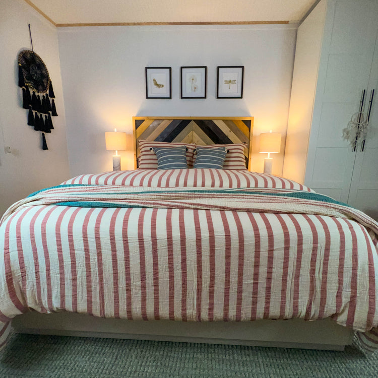 Zeep Naturals | Thick Striped Muslin Duvet/Comforter Sets | Zeep Naturals brings you handcrafted soaps, organic cotton towels, and artisan kitchen essentials — all inspired by nature. Discover simple, sustainable living with products designed to soothe your senses and your home.