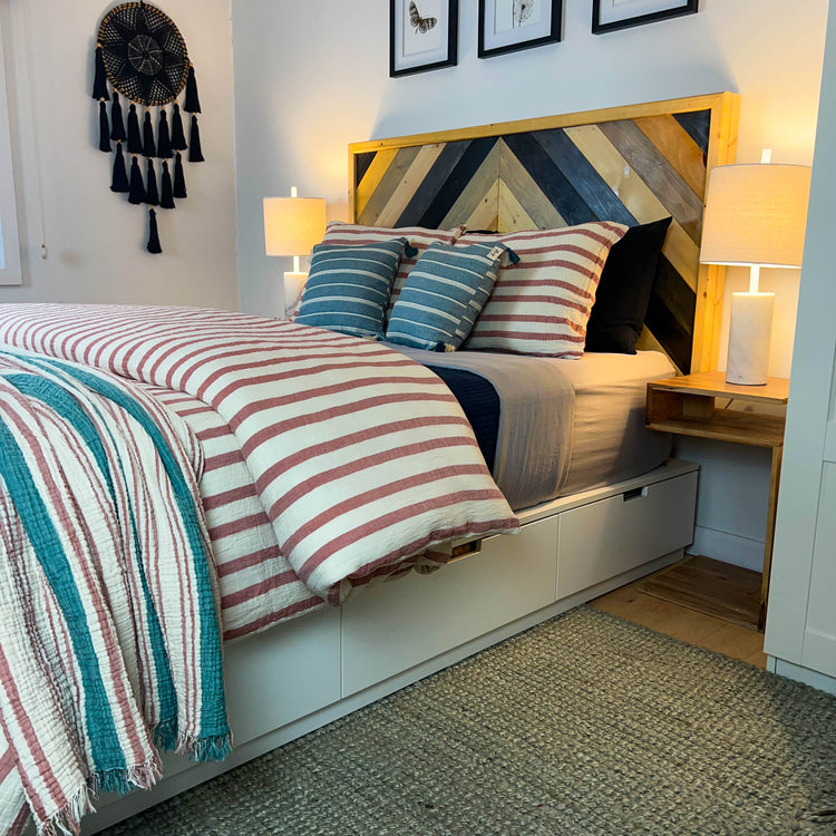 Zeep Naturals | Thick Striped Muslin Duvet/Comforter Sets | Zeep Naturals brings you handcrafted soaps, organic cotton towels, and artisan kitchen essentials — all inspired by nature. Discover simple, sustainable living with products designed to soothe your senses and your home.