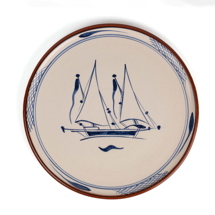 Zeep Naturals | Troy Collection Ceramic Dinner & Serving Plate | Zeep Naturals brings you handcrafted soaps, organic cotton towels, and artisan kitchen essentials — all inspired by nature. Discover simple, sustainable living with products designed to soothe your senses and your home.