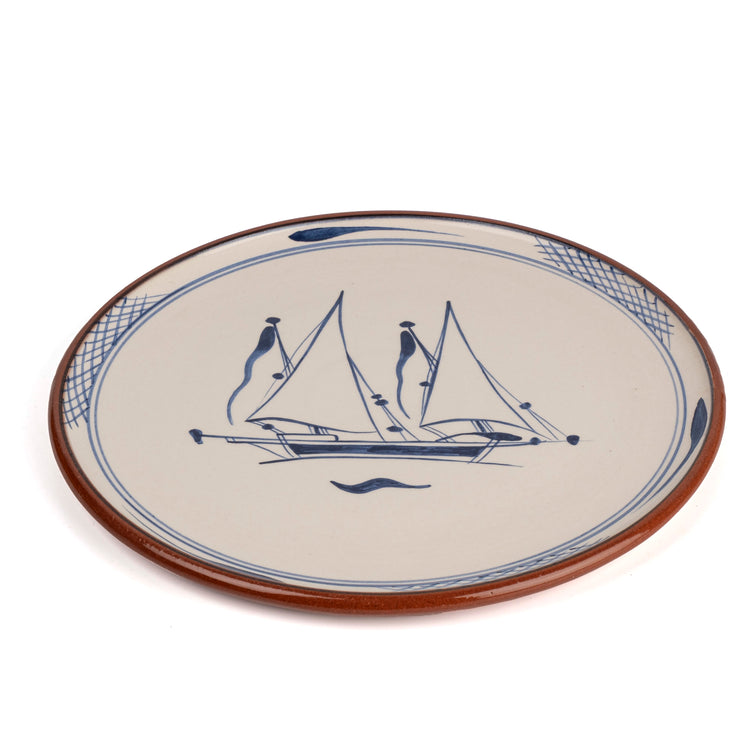 Zeep Naturals | Troy Collection Ceramic Dinner & Serving Plate | Zeep Naturals brings you handcrafted soaps, organic cotton towels, and artisan kitchen essentials — all inspired by nature. Discover simple, sustainable living with products designed to soothe your senses and your home.