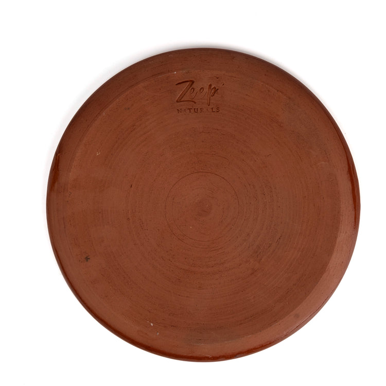 Zeep Naturals | Troy Collection Ceramic Dinner & Serving Plate | Zeep Naturals brings you handcrafted soaps, organic cotton towels, and artisan kitchen essentials — all inspired by nature. Discover simple, sustainable living with products designed to soothe your senses and your home.