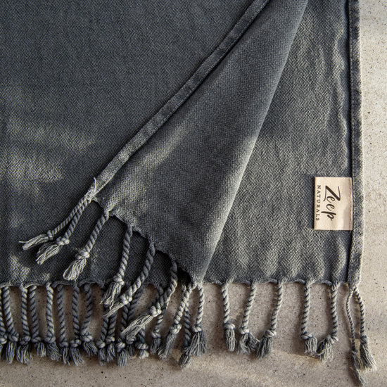 Zeep Naturals | Stone Washed Kitchen/Hand Towels (Set of 2) | Zeep Naturals brings you handcrafted soaps, organic cotton towels, and artisan kitchen essentials — all inspired by nature. Discover simple, sustainable living with products designed to soothe your senses and your home.