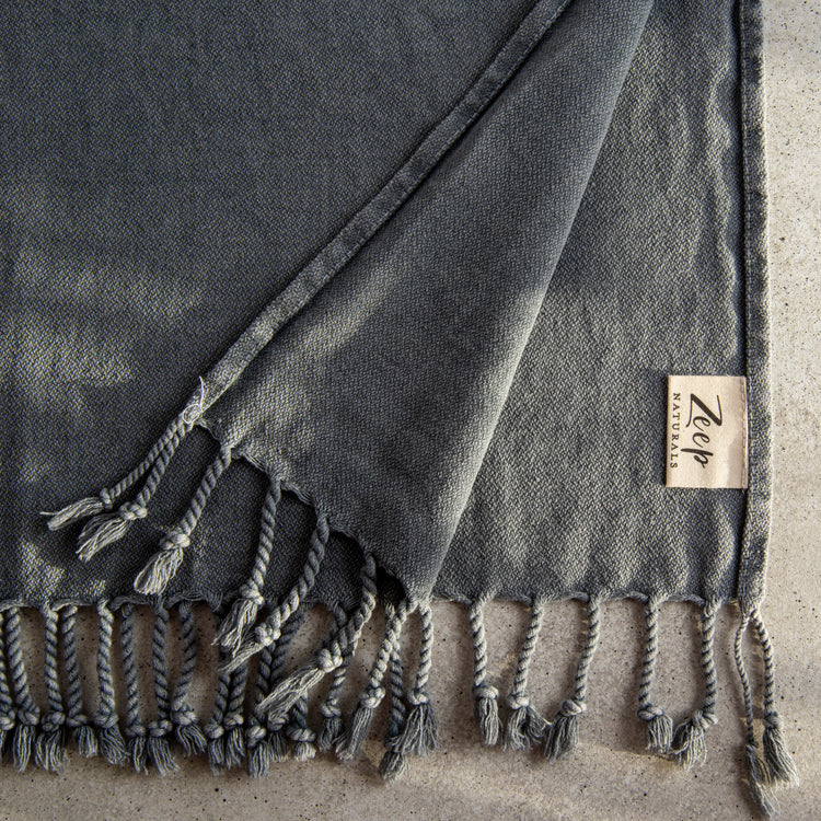 Zeep Naturals | Stone Washed Kitchen/Hand Towels (Set of 2) | Zeep Naturals brings you handcrafted soaps, organic cotton towels, and artisan kitchen essentials — all inspired by nature. Discover simple, sustainable living with products designed to soothe your senses and your home.