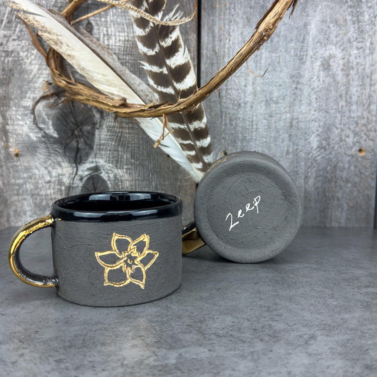 Zeep Naturals | Stoneware Handmade Americano Cup | Daffodil | Zeep Naturals brings you handcrafted soaps, organic cotton towels, and artisan kitchen essentials — all inspired by nature. Discover simple, sustainable living with products designed to soothe your senses and your home.