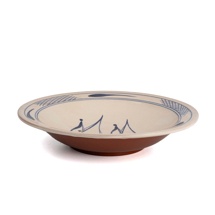 Zeep Naturals | Troy Collection Ceramic Salad & Serving Bowl | Zeep Naturals brings you handcrafted soaps, organic cotton towels, and artisan kitchen essentials — all inspired by nature. Discover simple, sustainable living with products designed to soothe your senses and your home.