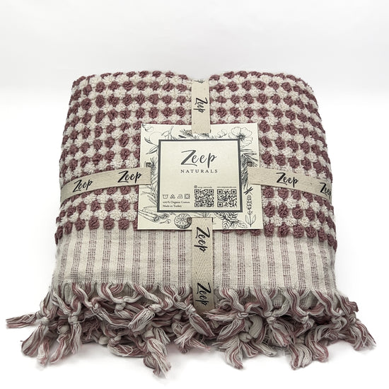 Zeep Naturals | Chickpea Towels Dusty Rose Bath | Zeep Naturals brings you handcrafted soaps, organic cotton towels, and artisan kitchen essentials — all inspired by nature. Discover simple, sustainable living with products designed to soothe your senses and your home.