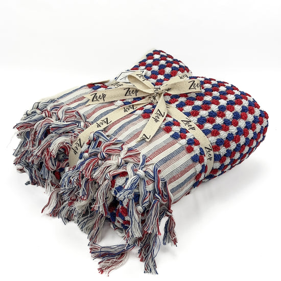 Zeep Naturals | Chickpea Towels Patriot Bath | Zeep Naturals brings you handcrafted soaps, organic cotton towels, and artisan kitchen essentials — all inspired by nature. Discover simple, sustainable living with products designed to soothe your senses and your home.