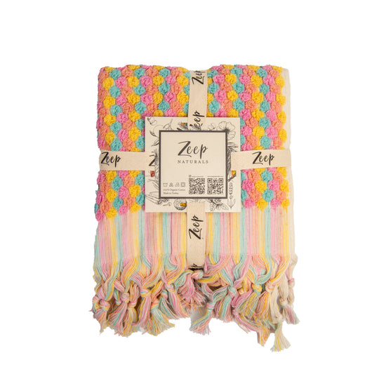 Zeep Naturals | Chickpea Towels Candy Hand | Zeep Naturals brings you handcrafted soaps, organic cotton towels, and artisan kitchen essentials — all inspired by nature. Discover simple, sustainable living with products designed to soothe your senses and your home.