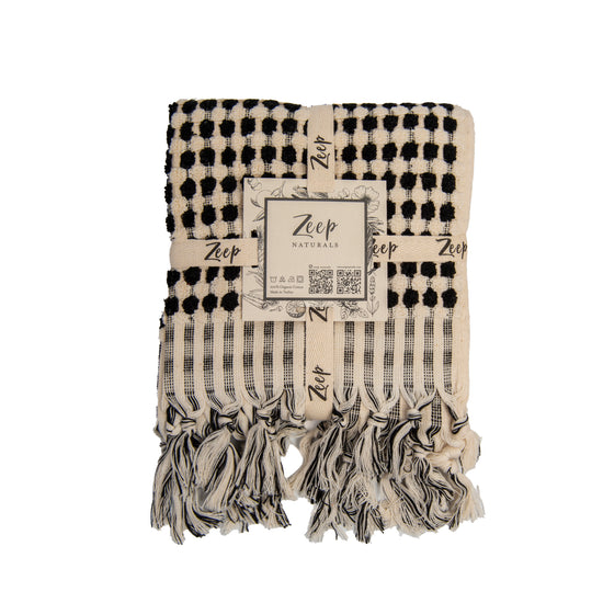 Zeep Naturals | Chickpea Towels Charcoal Hand | Zeep Naturals brings you handcrafted soaps, organic cotton towels, and artisan kitchen essentials — all inspired by nature. Discover simple, sustainable living with products designed to soothe your senses and your home.