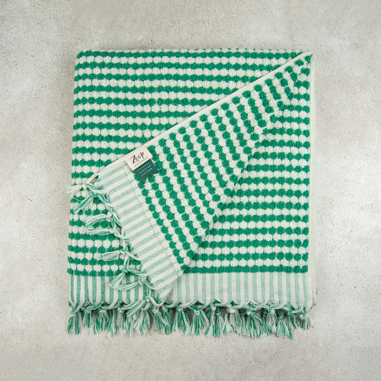 Zeep Naturals | Chickpea Towels Forest Bath | Catskills-inspired artisan natural soaps, luxurious Turkish towels, bathrobes, throws, and bedding. Discover handmade coffee cups, milk dispensers, and olive wood kitchen utensils—crafted with care for your home