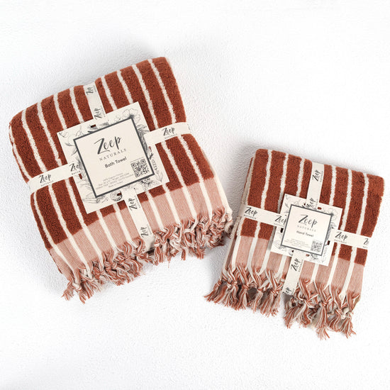 Zeep Naturals | Aegean Collection Striped Bath Towel | Zeep Naturals brings you handcrafted soaps, organic cotton towels, and artisan kitchen essentials — all inspired by nature. Discover simple, sustainable living with products designed to soothe your senses and your home.