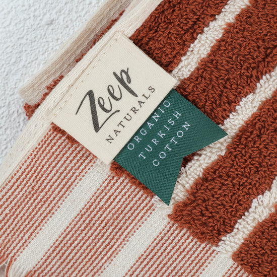 Zeep Naturals | Aegean Collection Striped Bath Towel | Zeep Naturals brings you handcrafted soaps, organic cotton towels, and artisan kitchen essentials — all inspired by nature. Discover simple, sustainable living with products designed to soothe your senses and your home.