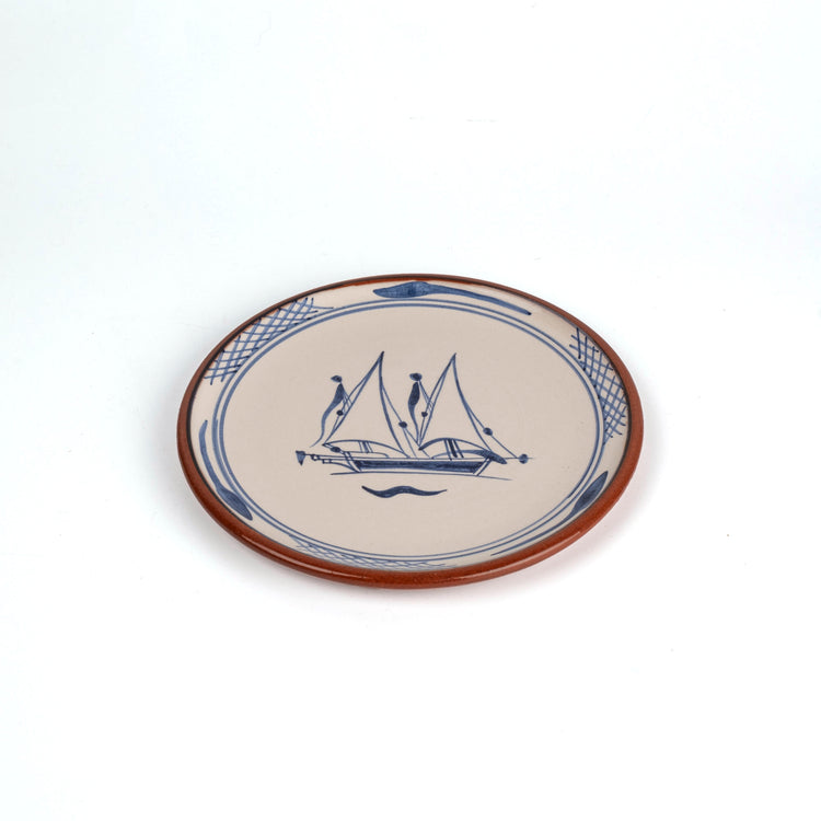 Zeep Naturals | Troy Collection Ceramic Dessert & Serving Plate | Zeep Naturals brings you handcrafted soaps, organic cotton towels, and artisan kitchen essentials — all inspired by nature. Discover simple, sustainable living with products designed to soothe your senses and your home.