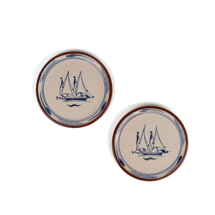 Zeep Naturals | Troy Collection Ceramic Dessert & Serving Plate | Zeep Naturals brings you handcrafted soaps, organic cotton towels, and artisan kitchen essentials — all inspired by nature. Discover simple, sustainable living with products designed to soothe your senses and your home.