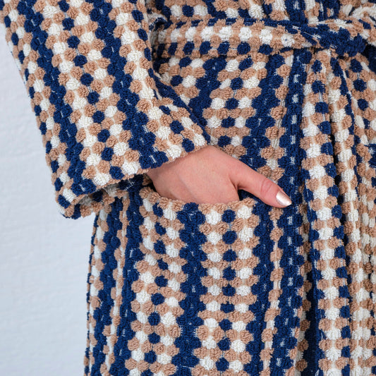 Zeep Naturals | Aegean Collection Sapphire Cove Bubble Bathrobes | Zeep Naturals brings you handcrafted soaps, organic cotton towels, and artisan kitchen essentials — all inspired by nature. Discover simple, sustainable living with products designed to soothe your senses and your home.