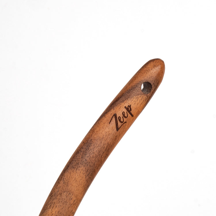 Zeep Naturals | Troy Collection Ceramic Ladle with Wooden Handle | Zeep Naturals brings you handcrafted soaps, organic cotton towels, and artisan kitchen essentials — all inspired by nature. Discover simple, sustainable living with products designed to soothe your senses and your home.