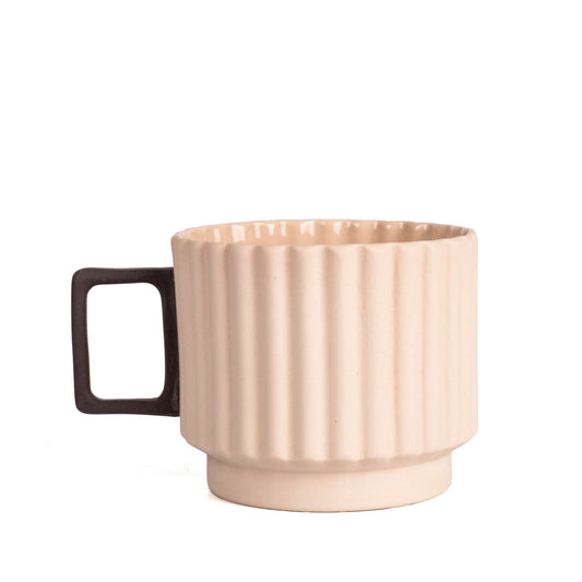 Zeep Naturals | Lydia Collection Modern Ribbed Coffee/Tea Cup | Zeep Naturals brings you handcrafted soaps, organic cotton towels, and artisan kitchen essentials — all inspired by nature. Discover simple, sustainable living with products designed to soothe your senses and your home.