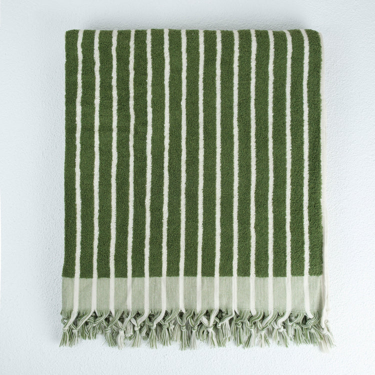 Zeep Naturals | Aegean Collection Striped Bath Towel | Zeep Naturals brings you handcrafted soaps, organic cotton towels, and artisan kitchen essentials — all inspired by nature. Discover simple, sustainable living with products designed to soothe your senses and your home.