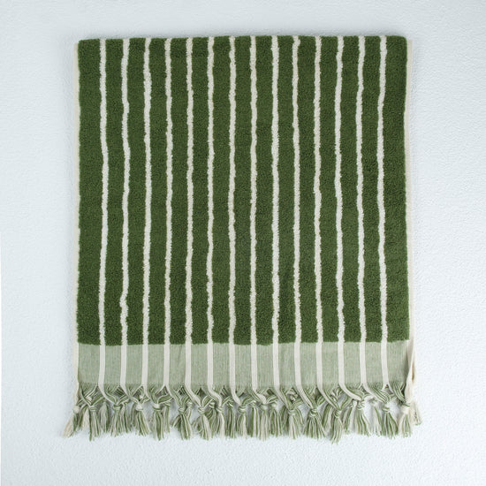 Zeep Naturals | Aegean Collection Striped Hand Towel | Zeep Naturals brings you handcrafted soaps, organic cotton towels, and artisan kitchen essentials — all inspired by nature. Discover simple, sustainable living with products designed to soothe your senses and your home.
