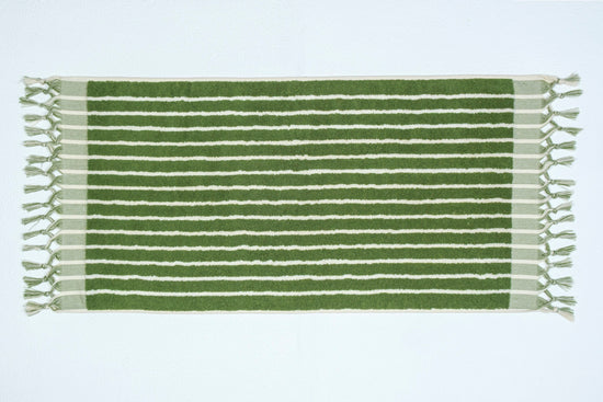 Zeep Naturals | Aegean Collection Striped Hand Towel | Zeep Naturals brings you handcrafted soaps, organic cotton towels, and artisan kitchen essentials — all inspired by nature. Discover simple, sustainable living with products designed to soothe your senses and your home.