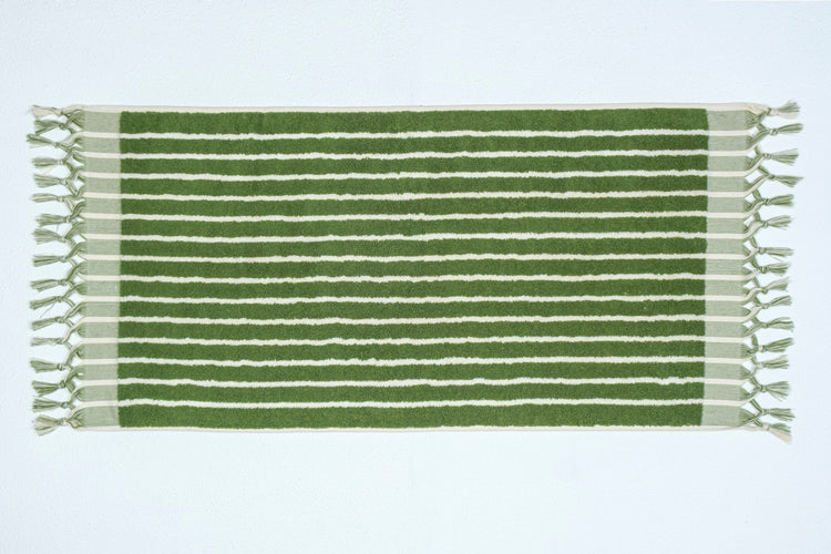 Zeep Naturals | Aegean Collection Striped Hand Towel | Zeep Naturals brings you handcrafted soaps, organic cotton towels, and artisan kitchen essentials — all inspired by nature. Discover simple, sustainable living with products designed to soothe your senses and your home.