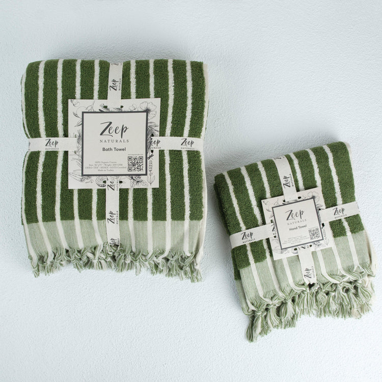 Aegean Collection Stripe Towels