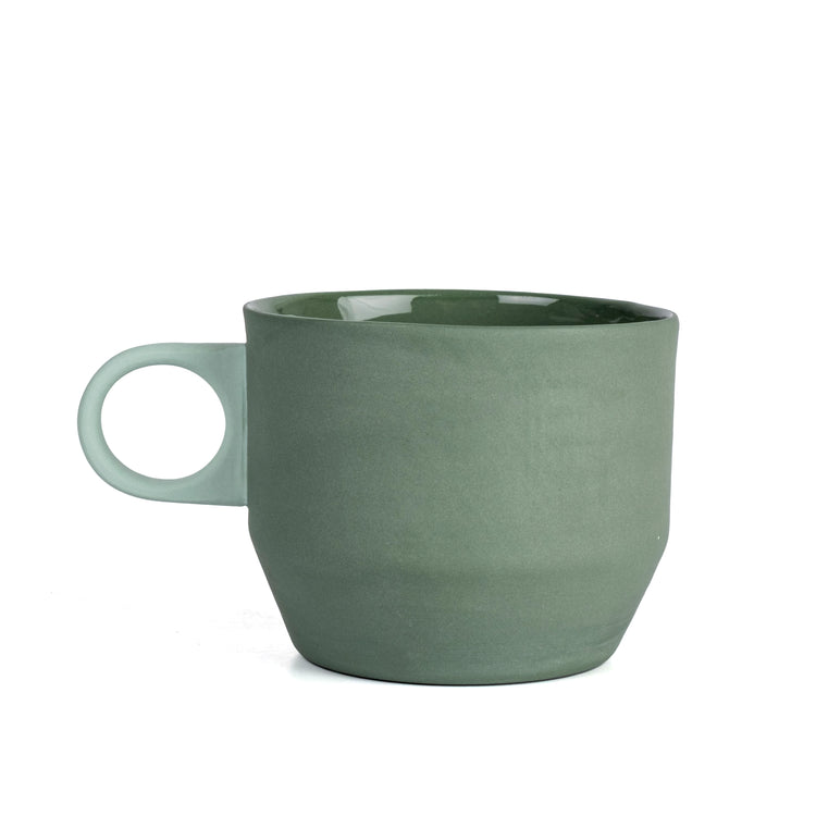 Zeep Naturals | Lydia Collection Modern Conic Coffee/Tea Cup | Zeep Naturals brings you handcrafted soaps, organic cotton towels, and artisan kitchen essentials — all inspired by nature. Discover simple, sustainable living with products designed to soothe your senses and your home.