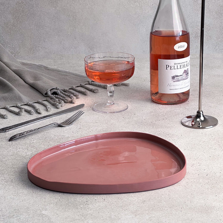 Zeep Naturals | Lydia Collection Amorphous Serving Plate | Zeep Naturals brings you handcrafted soaps, organic cotton towels, and artisan kitchen essentials — all inspired by nature. Discover simple, sustainable living with products designed to soothe your senses and your home.