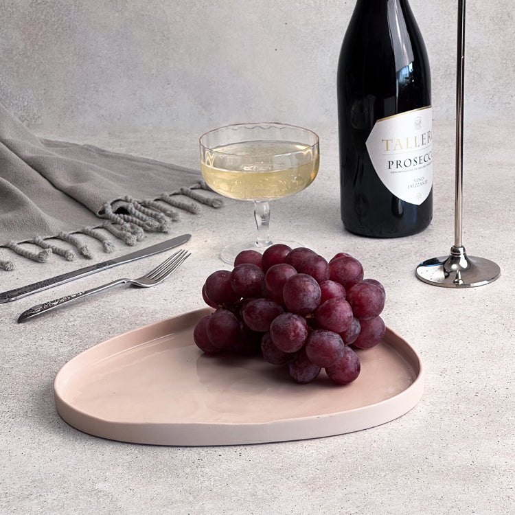 Zeep Naturals | Lydia Collection Amorphous Serving Plate | Zeep Naturals brings you handcrafted soaps, organic cotton towels, and artisan kitchen essentials — all inspired by nature. Discover simple, sustainable living with products designed to soothe your senses and your home.