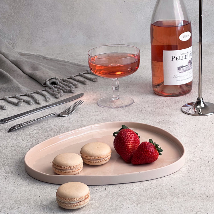 Zeep Naturals | Lydia Collection Amorphous Serving Plate Crema | Zeep Naturals brings you handcrafted soaps, organic cotton towels, and artisan kitchen essentials — all inspired by nature. Discover simple, sustainable living with products designed to soothe your senses and your home.