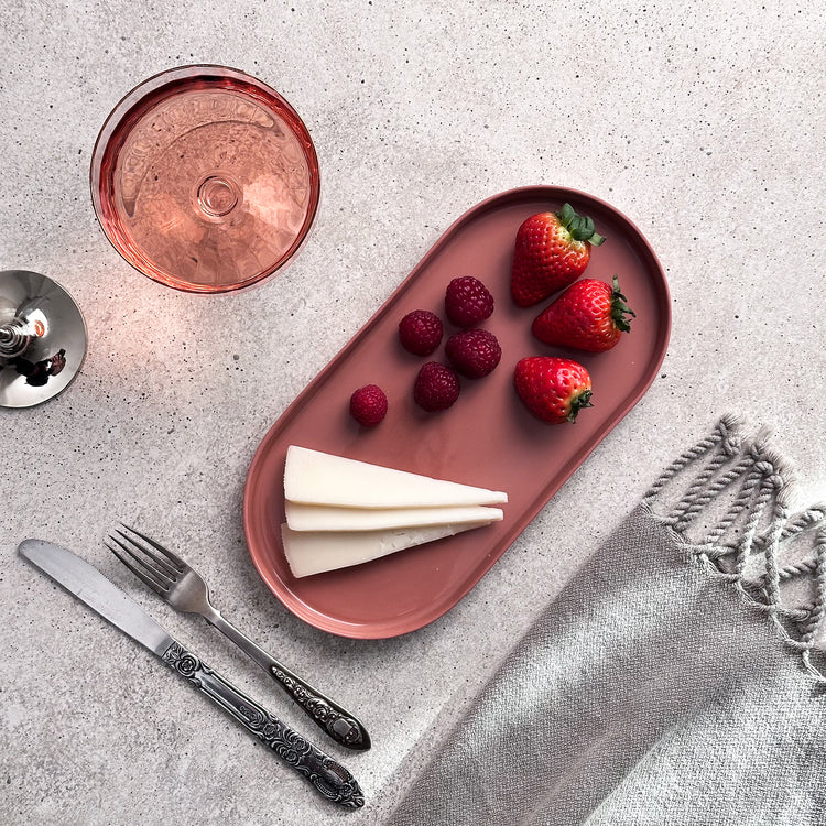 Zeep Naturals | Lydia Collection Oval Serving Plate | Zeep Naturals brings you handcrafted soaps, organic cotton towels, and artisan kitchen essentials — all inspired by nature. Discover simple, sustainable living with products designed to soothe your senses and your home.