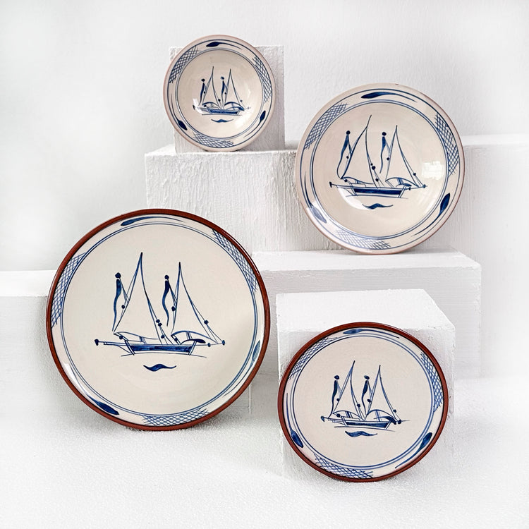 Zeep Naturals | Troy Collection Ceramic Dessert & Serving Plate | Zeep Naturals brings you handcrafted soaps, organic cotton towels, and artisan kitchen essentials — all inspired by nature. Discover simple, sustainable living with products designed to soothe your senses and your home.