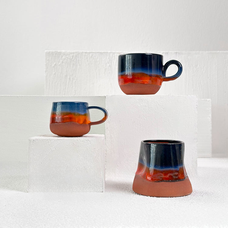 Zeep Naturals | Assos Collection Ceramic Coffee/Tea Cup with Handle | Zeep Naturals brings you handcrafted soaps, organic cotton towels, and artisan kitchen essentials — all inspired by nature. Discover simple, sustainable living with products designed to soothe your senses and your home.