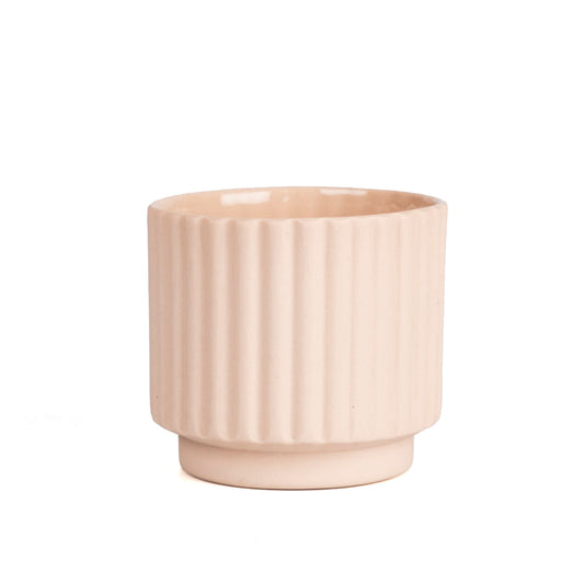 Zeep Naturals | Lydia Collection Modern Ribbed Espresso Cup Crema | Zeep Naturals brings you handcrafted soaps, organic cotton towels, and artisan kitchen essentials — all inspired by nature. Discover simple, sustainable living with products designed to soothe your senses and your home.