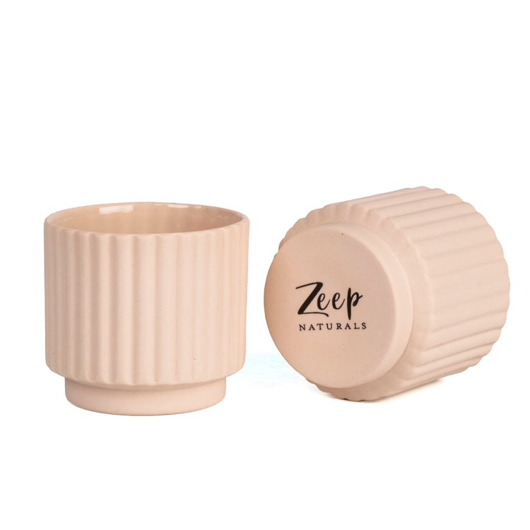 Zeep Naturals | Lydia Collection Modern Ribbed Espresso Cup | Zeep Naturals brings you handcrafted soaps, organic cotton towels, and artisan kitchen essentials — all inspired by nature. Discover simple, sustainable living with products designed to soothe your senses and your home.