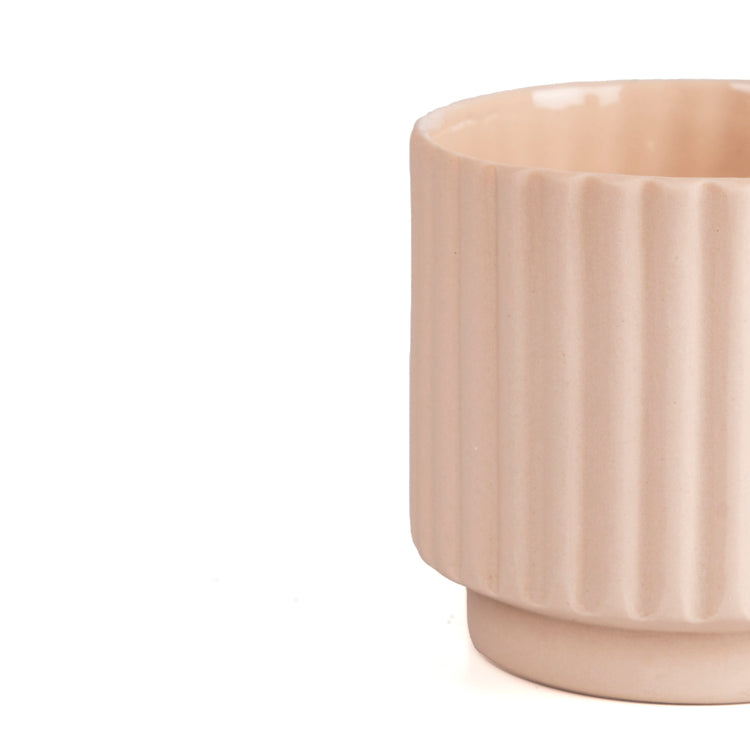 Zeep Naturals | Lydia Collection Modern Ribbed Espresso Cup | Zeep Naturals brings you handcrafted soaps, organic cotton towels, and artisan kitchen essentials — all inspired by nature. Discover simple, sustainable living with products designed to soothe your senses and your home.