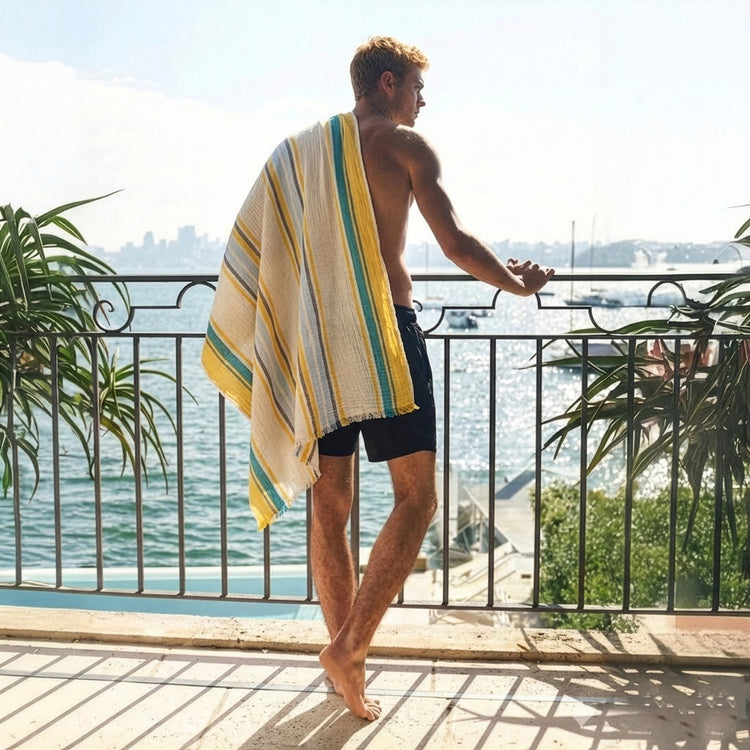 Zeep Naturals | Muslin Collection Mistral Weave Muslin Towels | Zeep Naturals brings you handcrafted soaps, organic cotton towels, and artisan kitchen essentials — all inspired by nature. Discover simple, sustainable living with products designed to soothe your senses and your home.