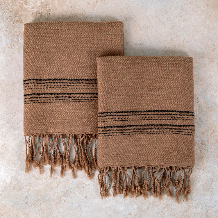 Calvera Kitchen Towels - Golden Sand