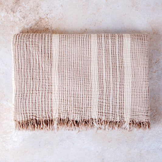 Zeep Naturals | Muslin Collection Loomlight Drift Muslin Towel | Zeep Naturals brings you handcrafted soaps, organic cotton towels, and artisan kitchen essentials — all inspired by nature. Discover simple, sustainable living with products designed to soothe your senses and your home.