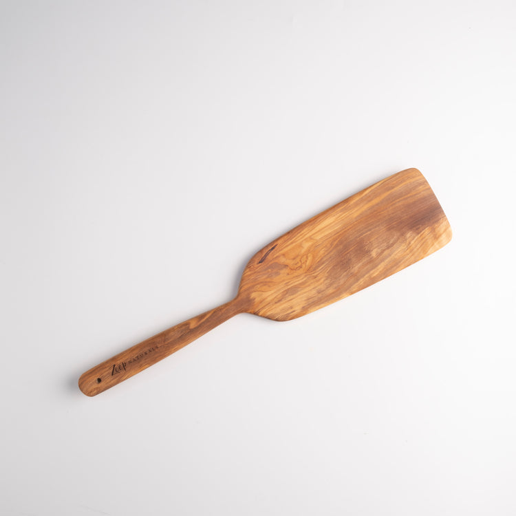 Zeep Naturals | Olive Wood Large Spatula | Zeep Naturals brings you handcrafted soaps, organic cotton towels, and artisan kitchen essentials — all inspired by nature. Discover simple, sustainable living with products designed to soothe your senses and your home.
