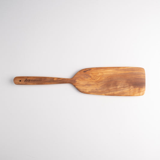 Zeep Naturals | Olive Wood Large Spatula | Zeep Naturals brings you handcrafted soaps, organic cotton towels, and artisan kitchen essentials — all inspired by nature. Discover simple, sustainable living with products designed to soothe your senses and your home.