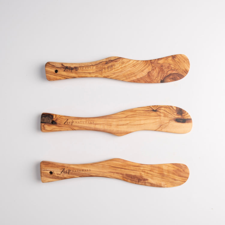 Zeep Naturals | Olive Wood Butter Knife / Spreader | Zeep Naturals brings you handcrafted soaps, organic cotton towels, and artisan kitchen essentials — all inspired by nature. Discover simple, sustainable living with products designed to soothe your senses and your home.