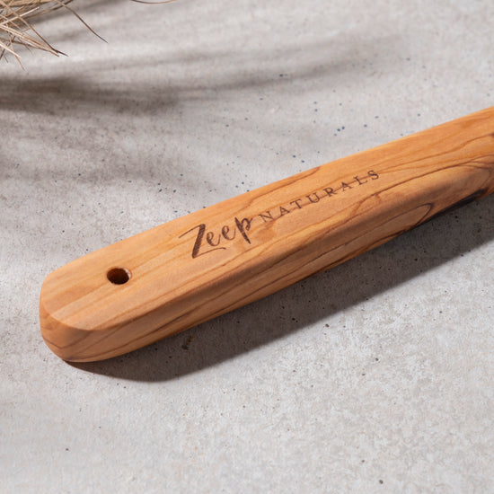 Zeep Naturals | Olive Wood Curve Spatula | Zeep Naturals brings you handcrafted soaps, organic cotton towels, and artisan kitchen essentials — all inspired by nature. Discover simple, sustainable living with products designed to soothe your senses and your home.