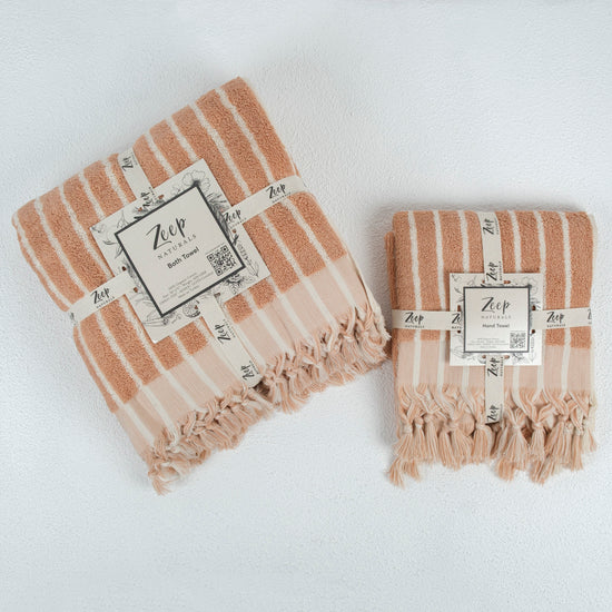 Zeep Naturals | Aegean Collection Striped Bath Towel | Zeep Naturals brings you handcrafted soaps, organic cotton towels, and artisan kitchen essentials — all inspired by nature. Discover simple, sustainable living with products designed to soothe your senses and your home.
