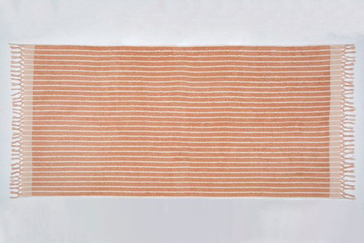 Zeep Naturals | Aegean Collection Striped Bath Towel | Zeep Naturals brings you handcrafted soaps, organic cotton towels, and artisan kitchen essentials — all inspired by nature. Discover simple, sustainable living with products designed to soothe your senses and your home.