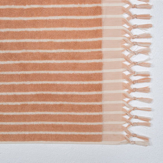 Zeep Naturals | Aegean Collection Striped Bath Towel | Zeep Naturals brings you handcrafted soaps, organic cotton towels, and artisan kitchen essentials — all inspired by nature. Discover simple, sustainable living with products designed to soothe your senses and your home.