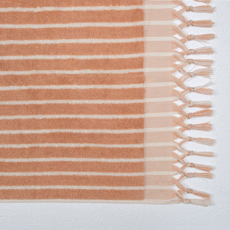 Zeep Naturals | Aegean Collection Striped Bath Towel | Zeep Naturals brings you handcrafted soaps, organic cotton towels, and artisan kitchen essentials — all inspired by nature. Discover simple, sustainable living with products designed to soothe your senses and your home.