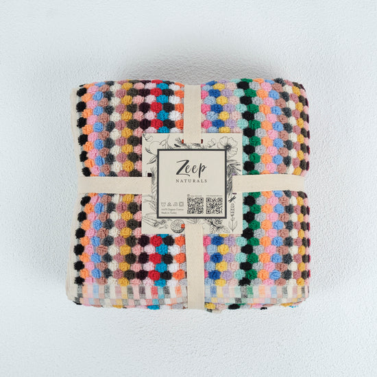 Zeep Naturals | Chickpea Towels Rainbow without fringes Bath | Zeep Naturals brings you handcrafted soaps, organic cotton towels, and artisan kitchen essentials — all inspired by nature. Discover simple, sustainable living with products designed to soothe your senses and your home.